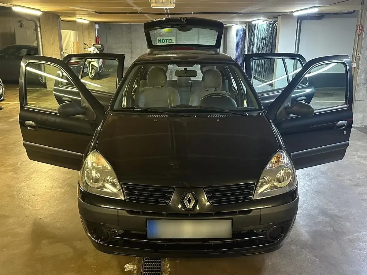 Gebraucht Renault Clio Campus 59 PS (43 kW) 2005 Schwarz Kleinwagen