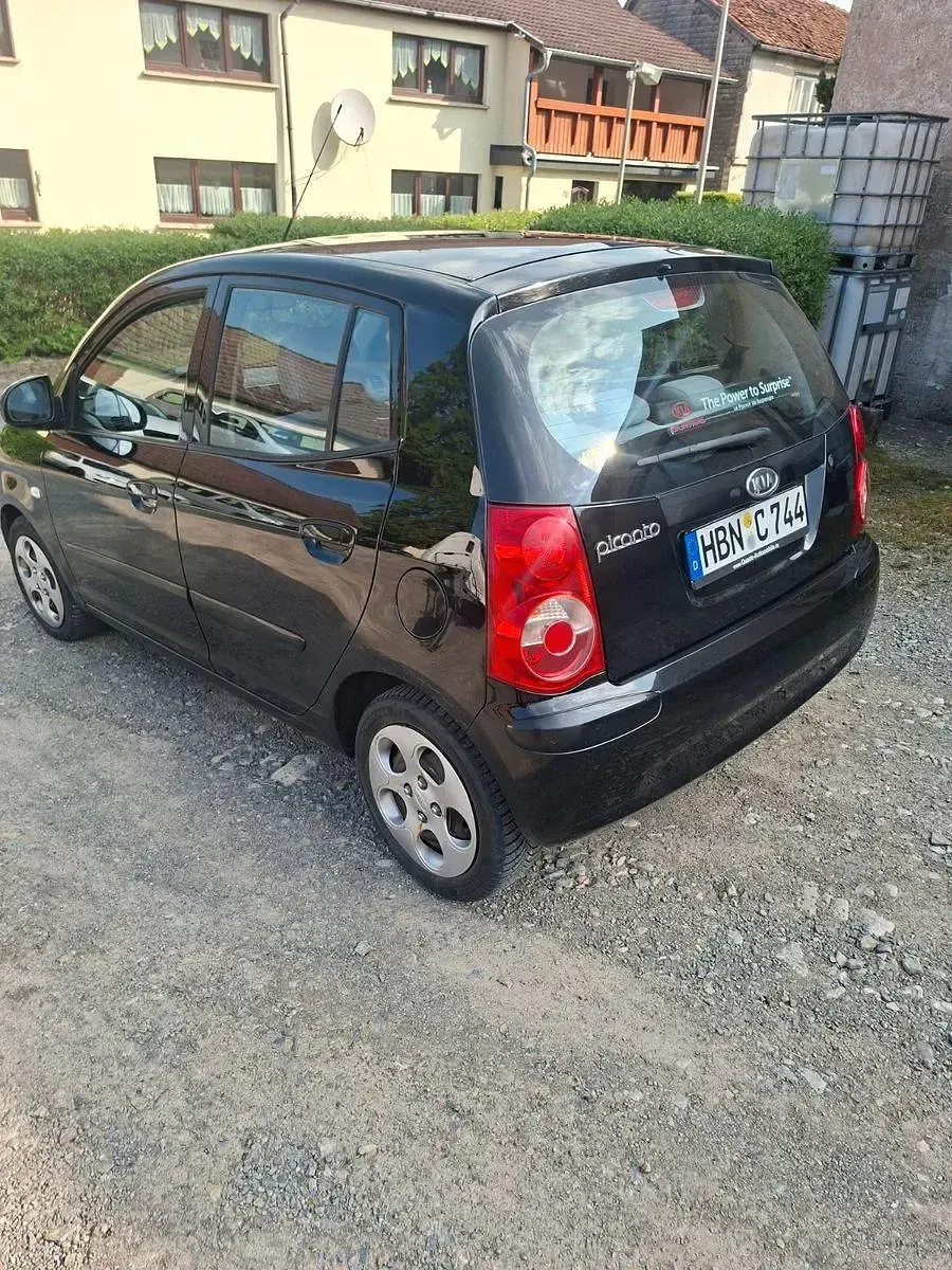 Gebraucht Kia Picanto Start 65 PS (47 kW) 2008 Schwarz Kleinwagen