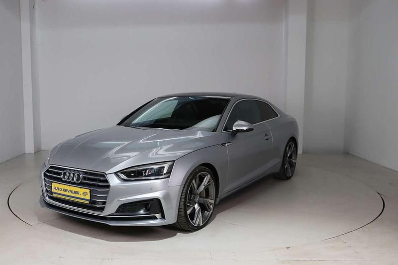 Second-hand Audi A5 S-Line 252 CP (185 kW) 2018 Argintiu Coupe