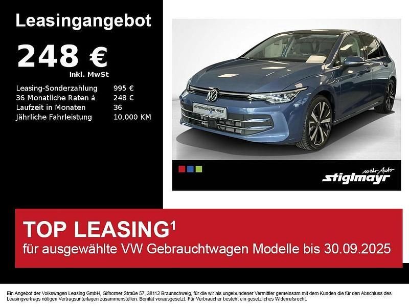 Blau Gebraucht 2024 VW Golf VIII Style Limousine | 30.970 € (Etwas zu teuer) - Bild 1/4