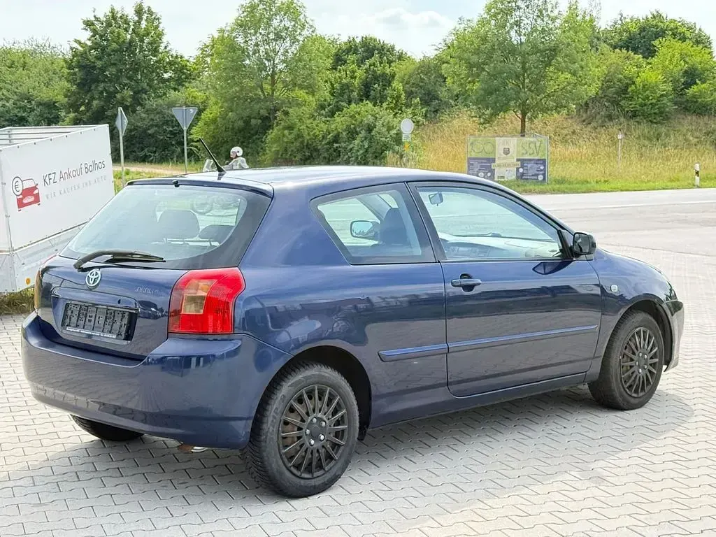 Gebraucht Toyota Corolla Luna 110 PS (80 kW) 2003 Blau Limousine