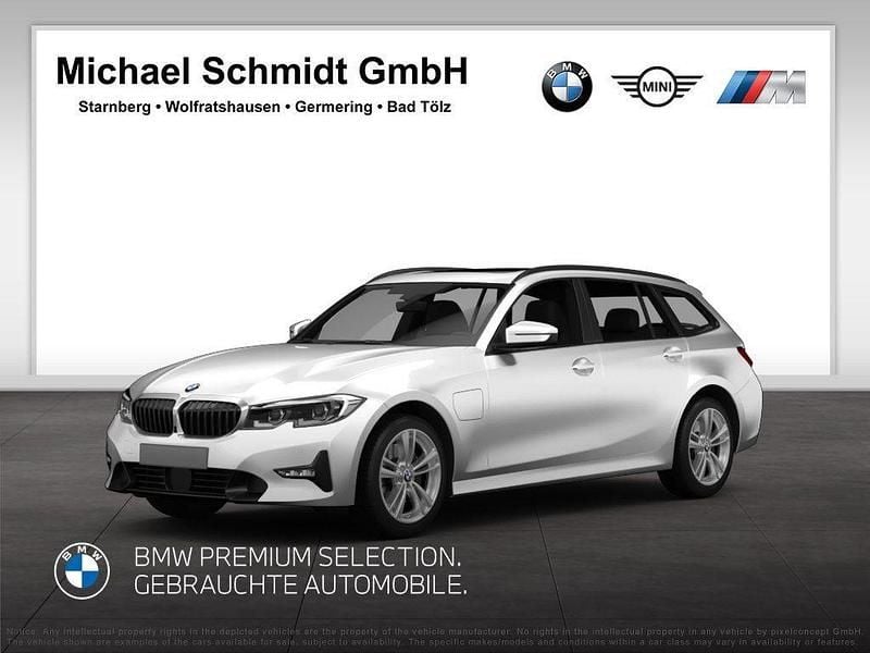 Alpinweiß uni Gebraucht 2024 BMW 330e M Sport Kombi | 42.390 € (Guter Preis) - Bild 1/4