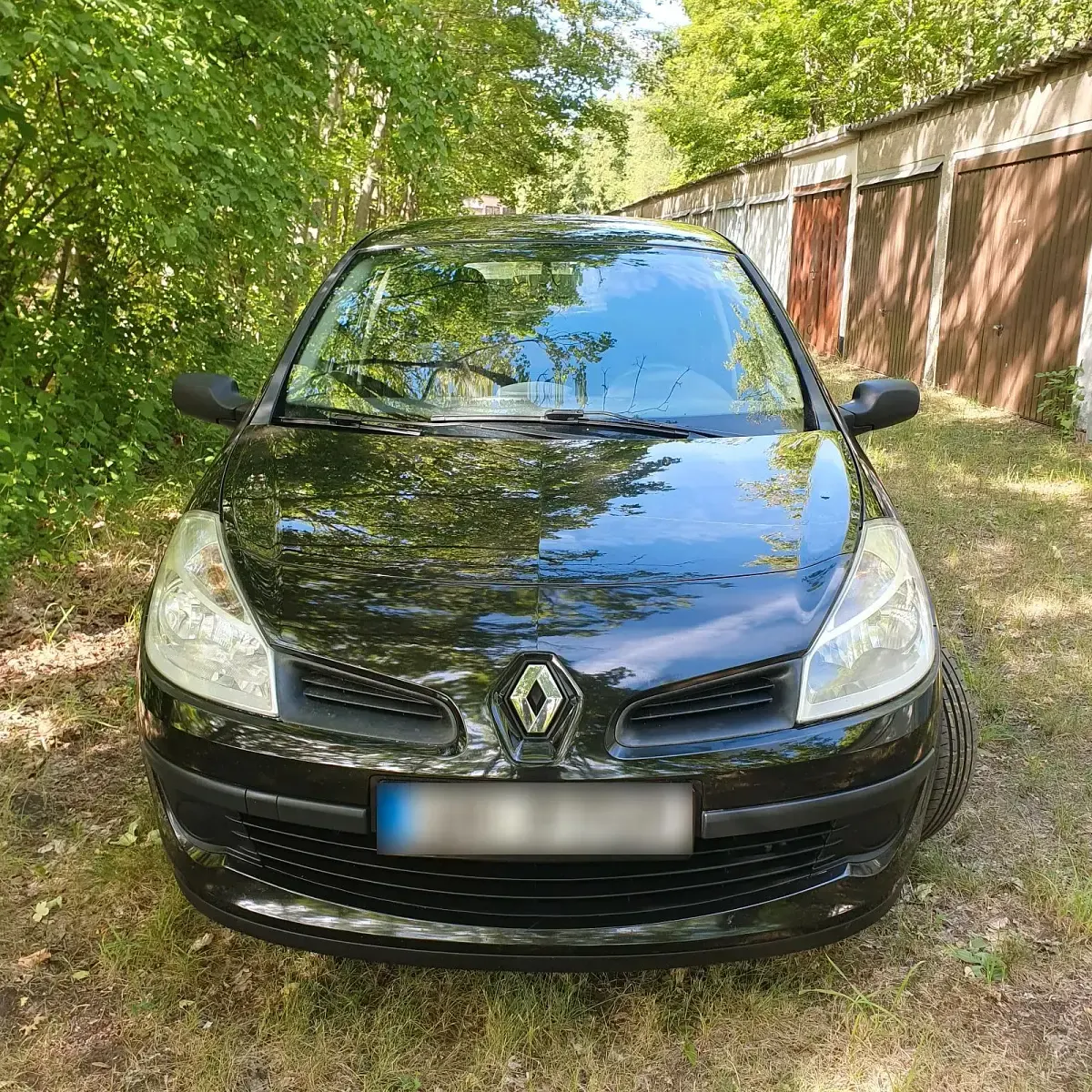 Gebraucht Renault Clio 90 PS (66 kW) 2008 Schwarz Kleinwagen