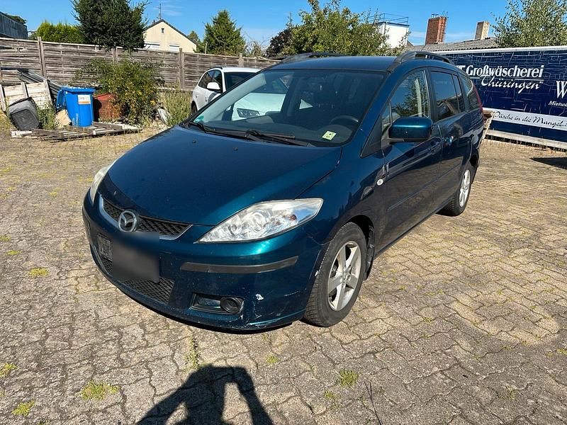 Blau Gebraucht 2007 Mazda 5 Exclusive Van / Kleinbus | 990 € (Superpreis) - Bild 1/4