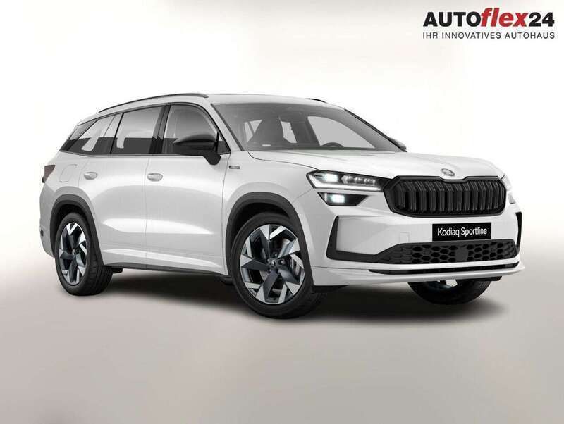Moonweiß perleffekt Neu 2025 Skoda Kodiaq SportLine SUV | 48.726 € (Guter Preis) - Bild 1/4