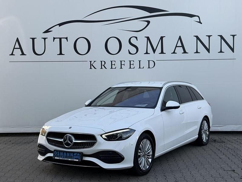 Polarweiss unilack Gebraucht 2023 Mercedes C220 Avantgarde Kombi | 34.950 € (Guter Preis) - Bild 1/4