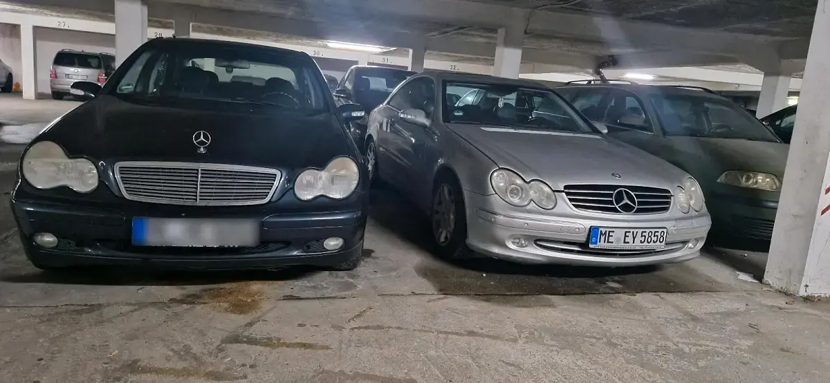 Gebraucht Mercedes CLK320 140 PS (102 kW) 2003 Blau Limousine