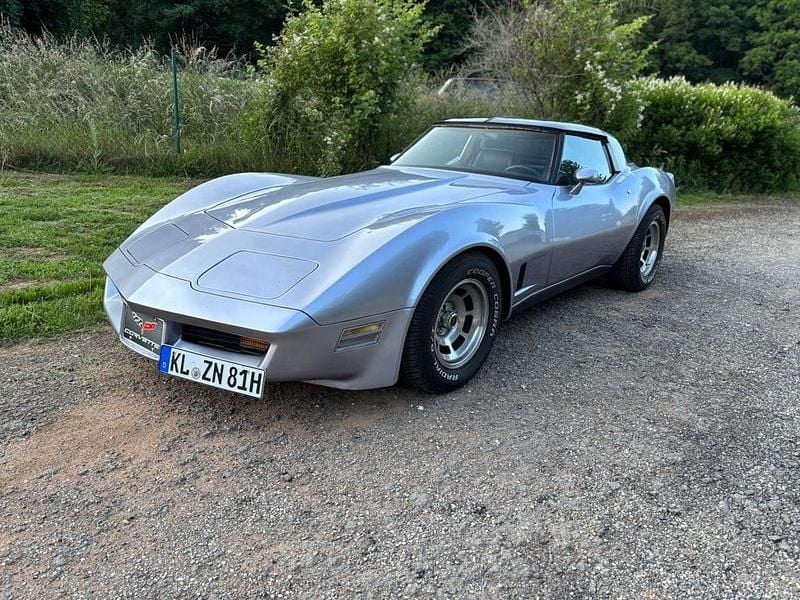 Silber Gebraucht 1981 Corvette C3 Cabrio | 17.990 € - Bild 1/4
