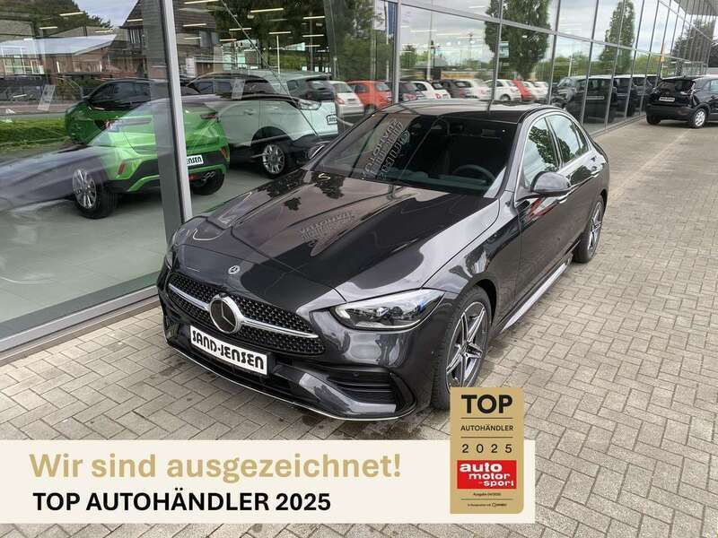Selenitgrau metallic Neu 2024 Mercedes C300 AMG line Limousine | 46.995 € - Bild 1/4