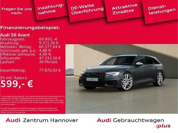 Grau (6y daytonagrau perleffekt) Gebraucht 2024 Audi S6 Ambiente Kombi | 69.951 € (Guter Preis) - Bild 1/4