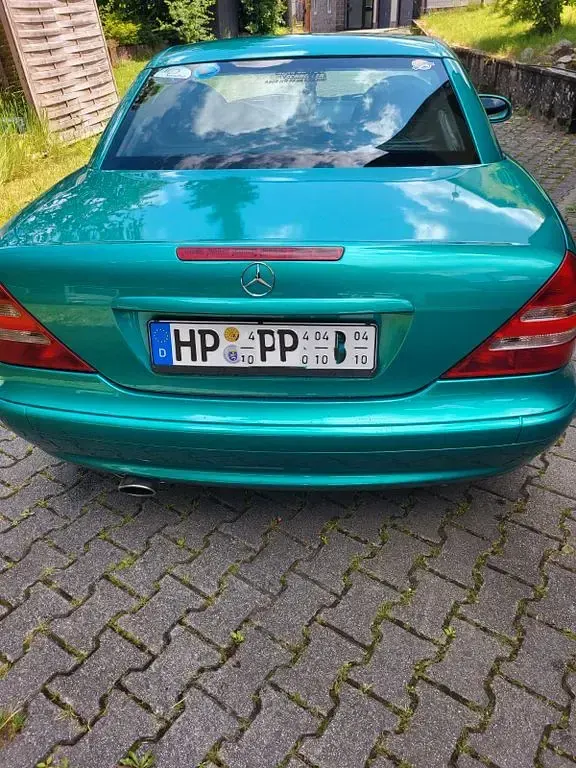 Gebraucht Mercedes SLK200 163 PS (119 kW) 2001 Grün Cabrio