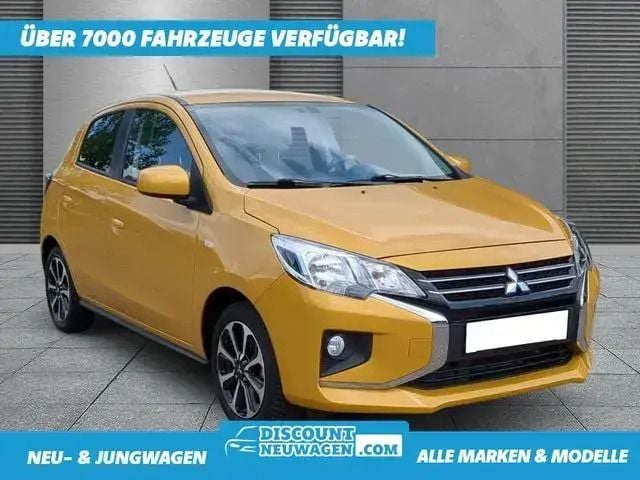 Citringelb (y35) Gebraucht 2021 Mitsubishi Space Star Select+ Limousine | 12.176 € (Guter Preis) - Bild 1/4