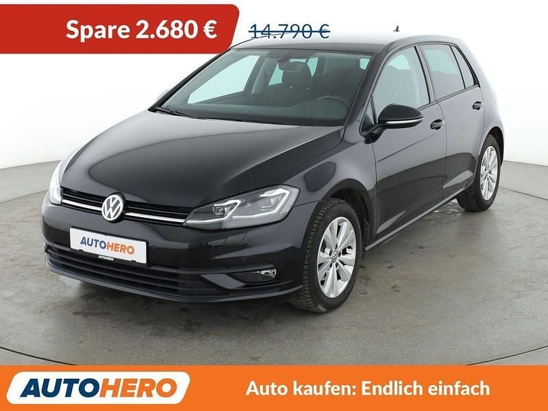 Gebraucht VW Golf VII Trendline 110 PS (80 kW) 2018 Schwarz Limousine