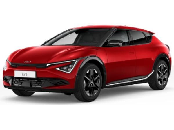 Rot (runway rot metallic) Neu 2025 Kia EV6 Air SUV | 38.759 € (Superpreis) - Bild 1/1