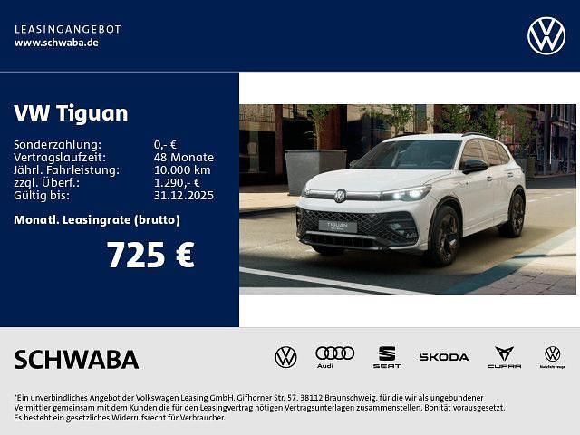 Weiß Neu 2025 VW Tiguan R-line SUV | 62.290 € (Teuer) - Bild 1/4