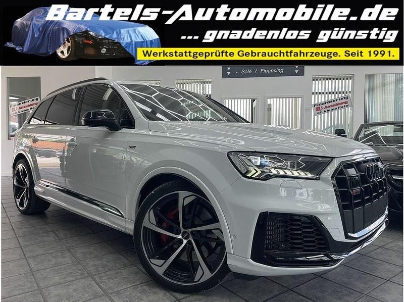 Gletscherweiã metallic Gebraucht 2020 Audi SQ7 Design SUV | 62.900 € (Superpreis) - Bild 1/4