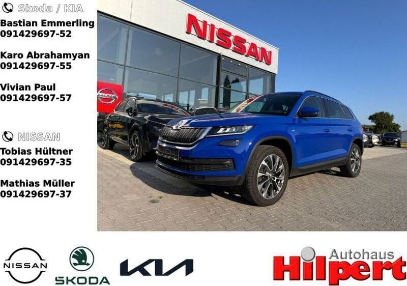 Energy blau Gebraucht 2021 Skoda Kodiaq Clever SUV | 27.590 € (Superpreis) - Bild 1/4