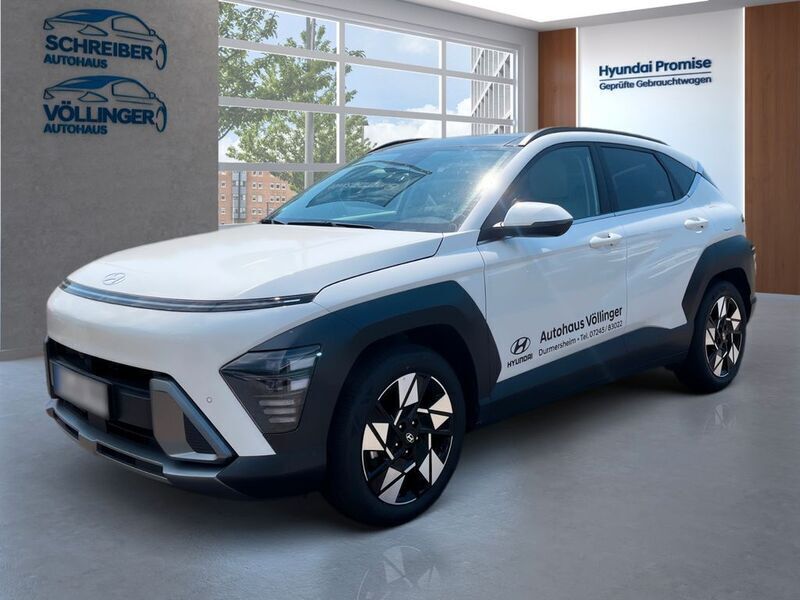 Weiß Gebraucht 2025 Hyundai Kona Prime SUV | 32.490 € (Etwas zu teuer) - Bild 1/4