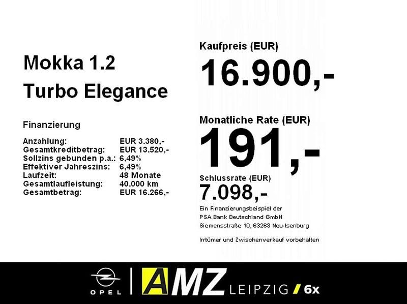 Gebraucht Opel Mokka Elegance 131 PS (96 kW) 2022 Matcha green/ikone gruen SUV