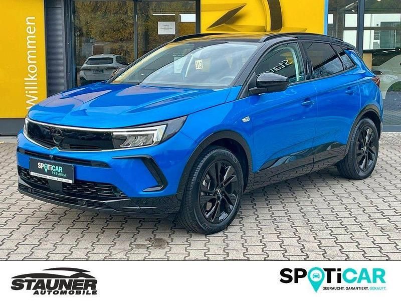 Vertigo blau Gebraucht 2024 Opel Grandland X GS Line SUV | 26.980 € (Superpreis) - Bild 1/4