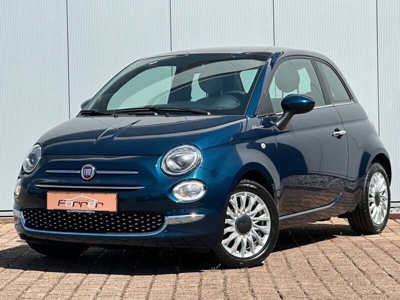 Blau Gebraucht 2021 Fiat 500 Dolcevita Kleinwagen | 8.880 € (Superpreis) - Bild 1/4