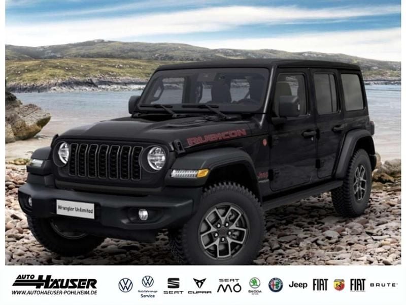 Schwarz Neu 2025 Jeep Wrangler Rubicon SUV | 68.985 € (Etwas zu teuer) - Bild 1/4