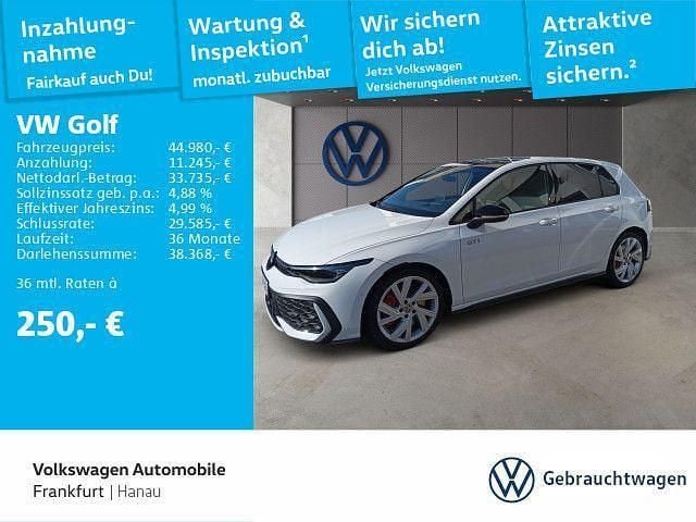 Pure white schwarz Gebraucht 2025 VW Golf VIII GTI Limousine | 44.980 € (Teuer) - Bild 1/4