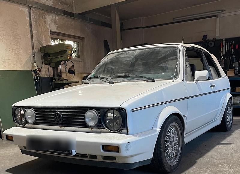 Gebraucht VW Golf Cabriolet 72 PS (52 kW) 1988 Weiß Cabrio