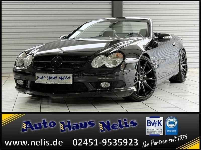 Schwarz Gebraucht 2003 Mercedes SL55 AMG AMG Cabrio | 38.480 € - Bild 1/4