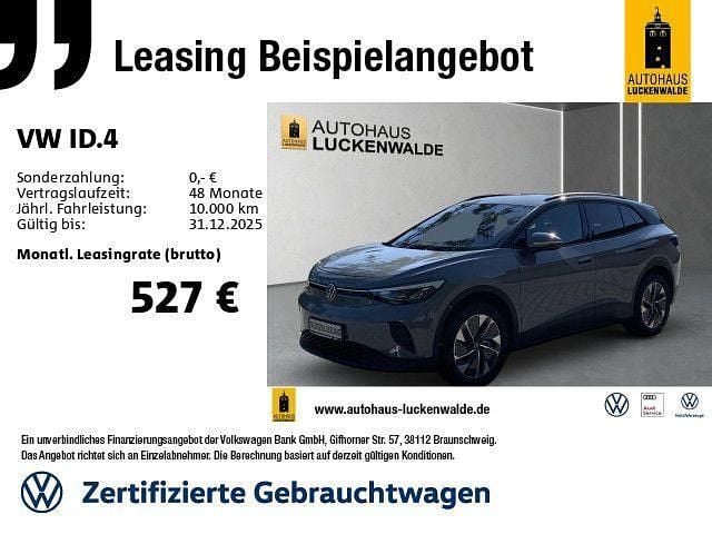 Blau Neu 2025 VW ID.4 Pro SUV | 43.888 € (Guter Preis) - Bild 1/4