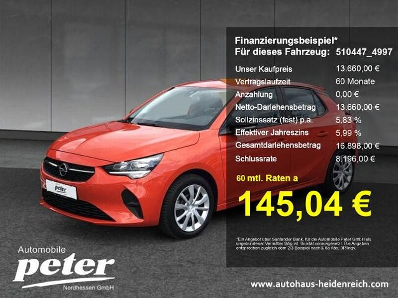 Hell orange sonderlack Gebraucht 2021 Opel Corsa-e Edition+ Kleinwagen | 13.660 € (Fairer Preis) - Bild 1/4