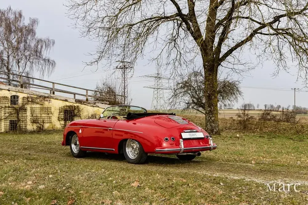 Gebraucht Porsche 356 56 PS (41 kW) 1955 Rot (rot) Cabrio