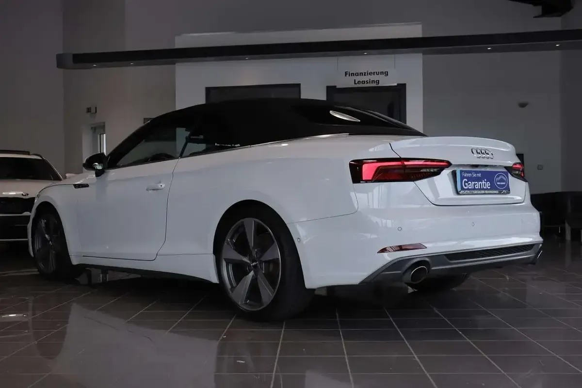 Gebraucht Audi A5 Cabriolet S-Line 252 PS (185 kW) 2018 Gletscherweiß metallic Cabrio