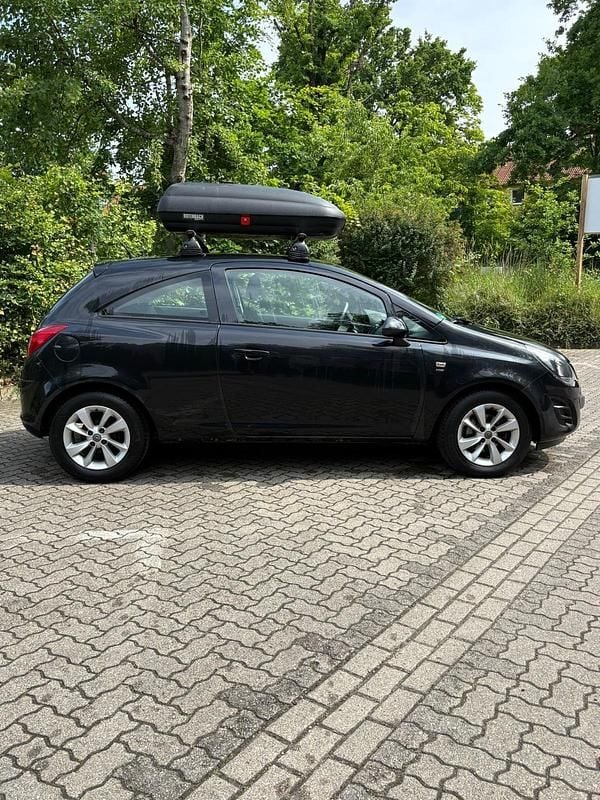 Schwarz Gebraucht 2014 Opel Corsa Kleinwagen | 2.149 € - Bild 1/4