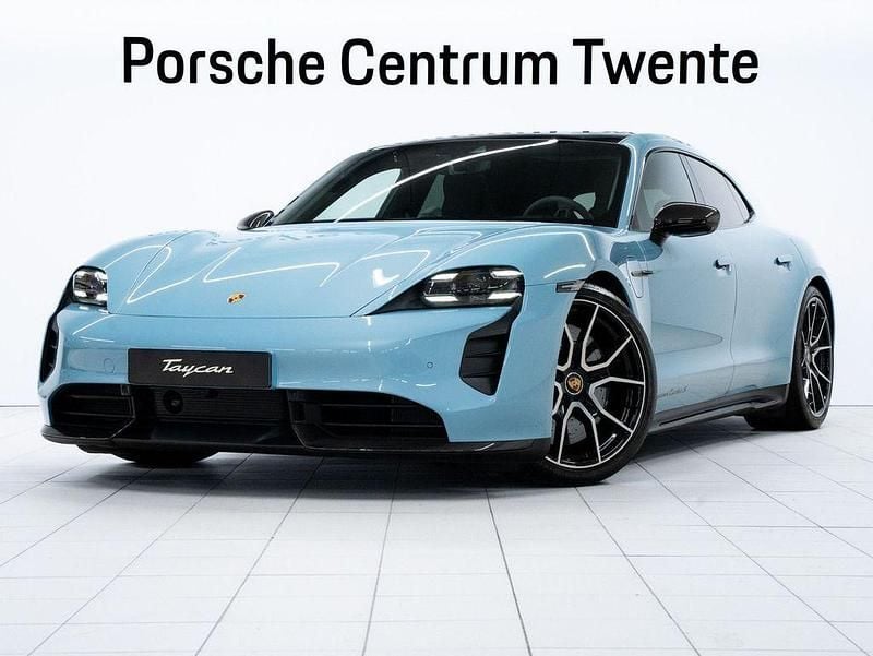 Blau Gebraucht 2023 Porsche Taycan Turbo S Sport Turismo Limousine | 97.900 € (Guter Preis) - Bild 1/4