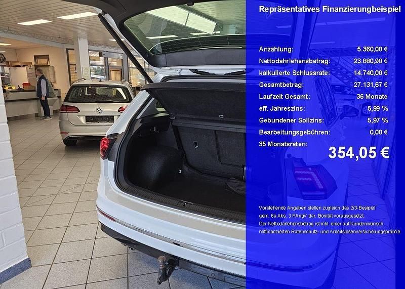 Gebraucht VW Tiguan R-line 150 PS (110 kW) 2020 Weißmet. (metallic) SUV