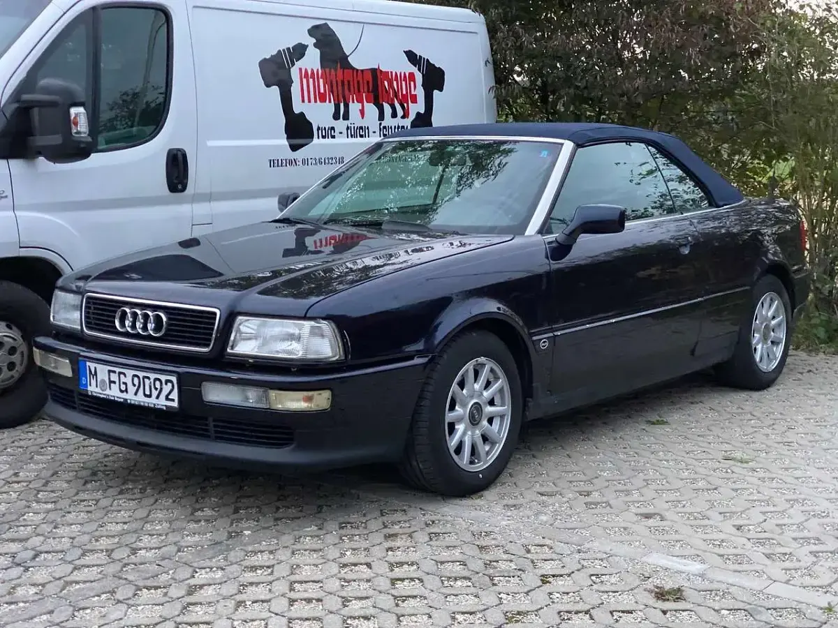 Gebraucht Audi Cabriolet 150 PS (110 kW) 1995 Blau Cabrio