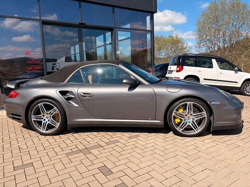 Gebraucht Porsche 997 Turbo 480 PS (353 kW) 2008 Meteorgrau Cabrio