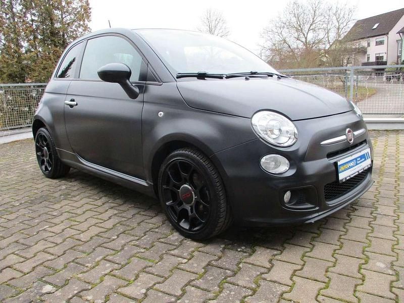Gebraucht Fiat 500 86 PS (63 kW) 2013 Rockstar schwarz matt Kleinwagen