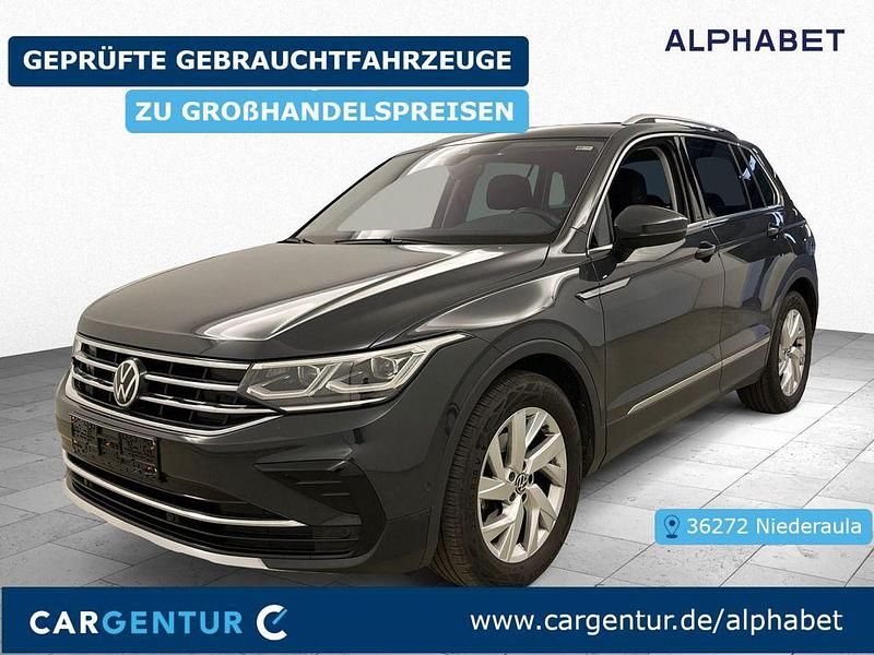 Grau Gebraucht 2021 VW Tiguan Elegance SUV | 24.897 € (Guter Preis) - Bild 1/2