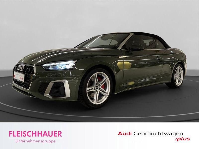Gruen Gebraucht 2024 Audi A5 Cabriolet S-Line Cabrio | 49.990 € (Superpreis) - Bild 1/4