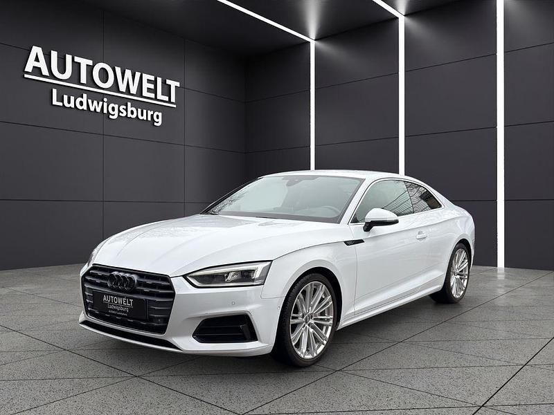 Weiß Gebraucht 2018 Audi A5 Sport Coupé | 23.977 € (Guter Preis) - Bild 1/4