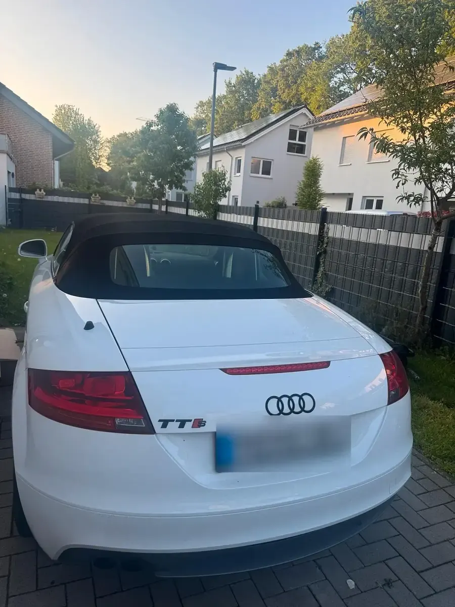 Gebraucht Audi TT Roadster S-Line 200 PS (147 kW) 2008 Weiß Cabrio