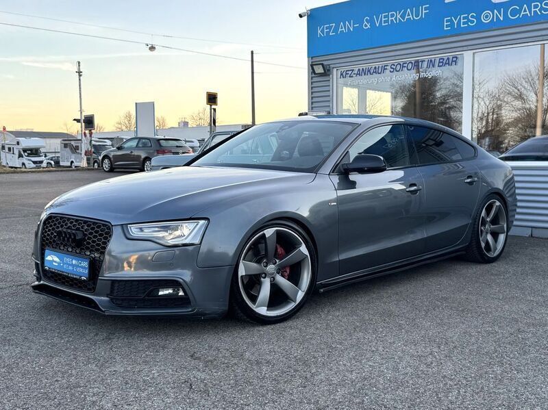 Grau Gebraucht 2012 Audi A5 Sportback S-Line Limousine | 11.400 € (Fairer Preis) - Bild 1/4