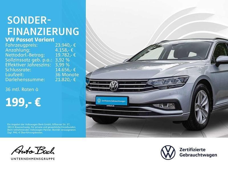 Silber (scale silver metallic) Gebraucht 2022 VW Passat Business Kombi | 26.470 € (Superpreis) - Bild 1/4