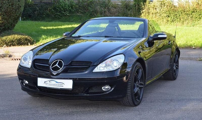 Schwarz Gebraucht 2006 Mercedes SLK350 Cabrio | 7.999 € (Fairer Preis) - Bild 1/4