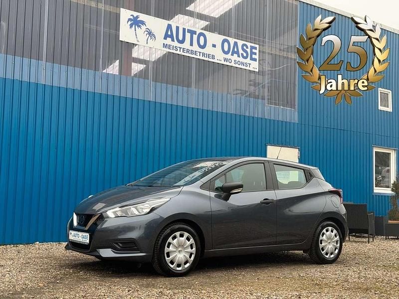 Grau Gebraucht 2018 Nissan Micra Visia+ Kleinwagen | 9.990 € (Etwas zu teuer) - Bild 1/3