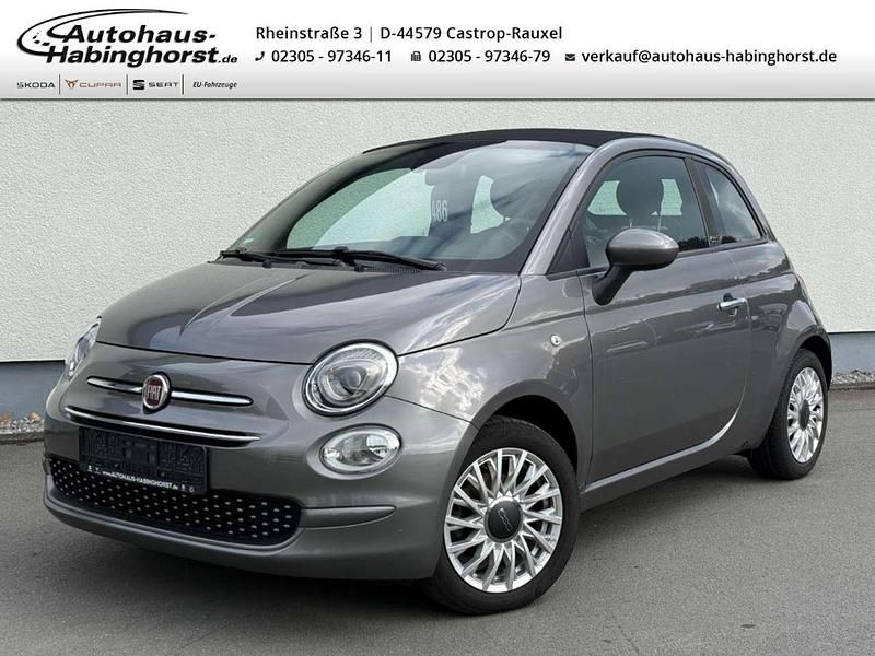 Grau Gebraucht 2021 Fiat 500C Lounge Cabrio | 10.490 € (Guter Preis) - Bild 1/3