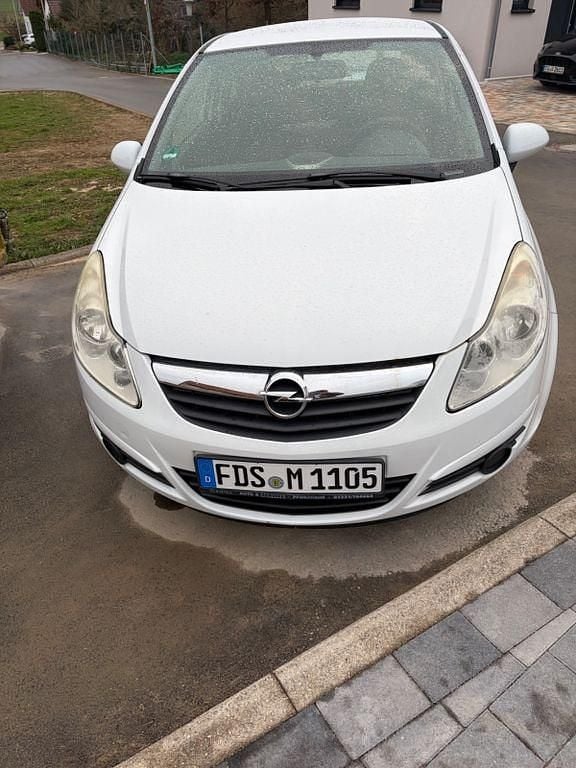 Gebraucht Opel Corsa Edition 75 PS (55 kW) 2009 Weiß Kleinwagen