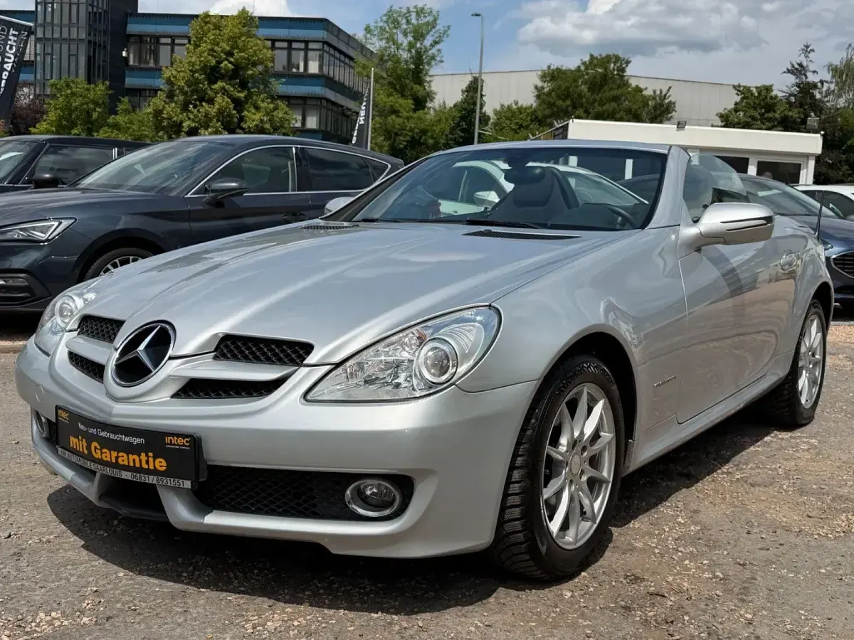 Gebraucht Mercedes SLK200 184 PS (135 kW) 2008 Silber Cabrio